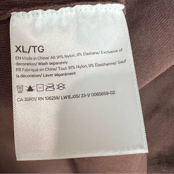 Lululemon Tight-Fit Knit Tank Dress in Java - Dark Brown Size XL New - Picture 10 of 11